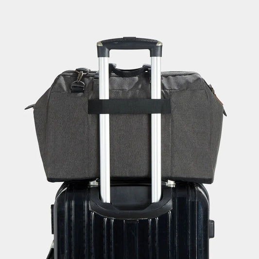 Travelon RFID Transit Carry-On Weekender Duffle with passthrough trolley sleeve