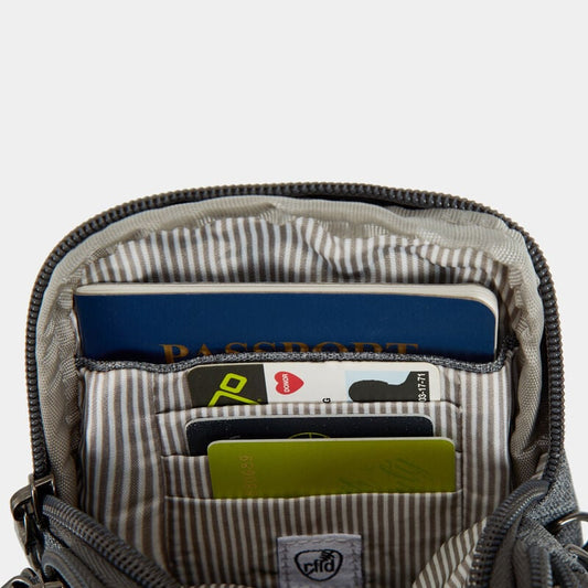 Travelon Anti-Theft RFID Boho 2 Compartment Phone Crossbody