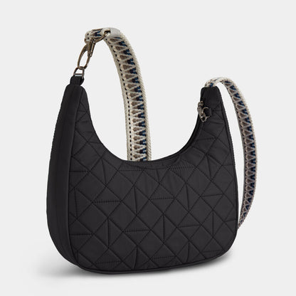 Travelon RFID Anti-Theft Boho Slouchy Crossbody Black