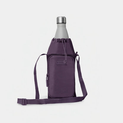 Travelon Pi Gogo Insulated Water Bottle Tote Blackberry