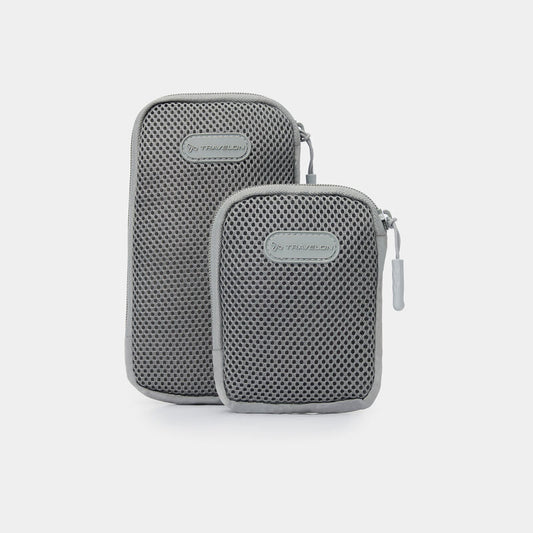 Travelon Pi All Day Set of 2 Accessory Pods Graphite