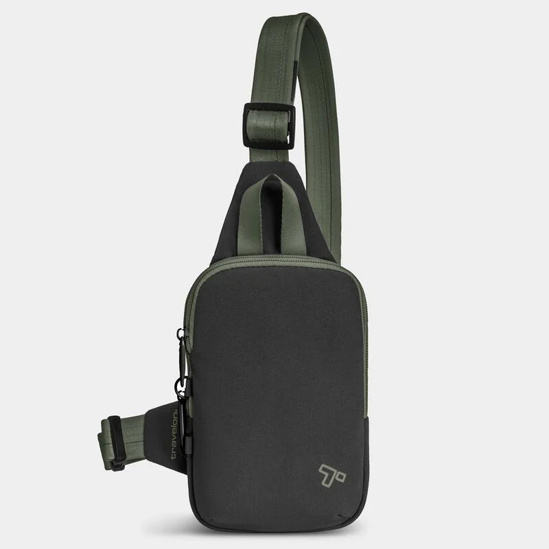 Travelon The Voyages RFID Anti-Theft Compact Sling Black