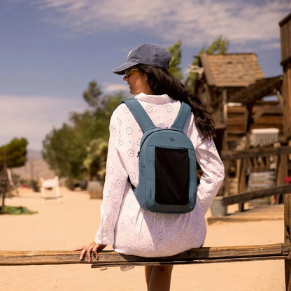 Travelon The Voyages RFID Anti-Theft Small Backpack with XL Water Bottle Pocket