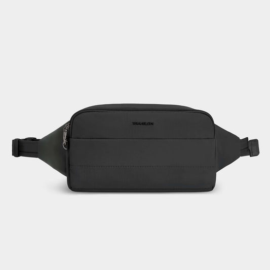 Travelon Roam RFID Anti-Theft XL Belt Bag - 5-Point Anti-Theft Security System Black