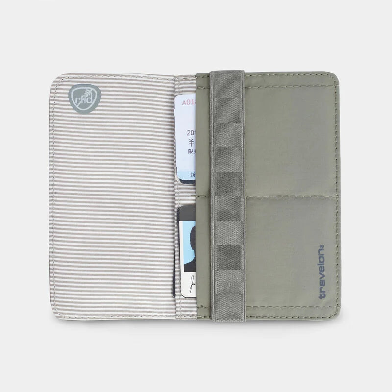 Travelon RFID Blocking Flap Closure Passport Case