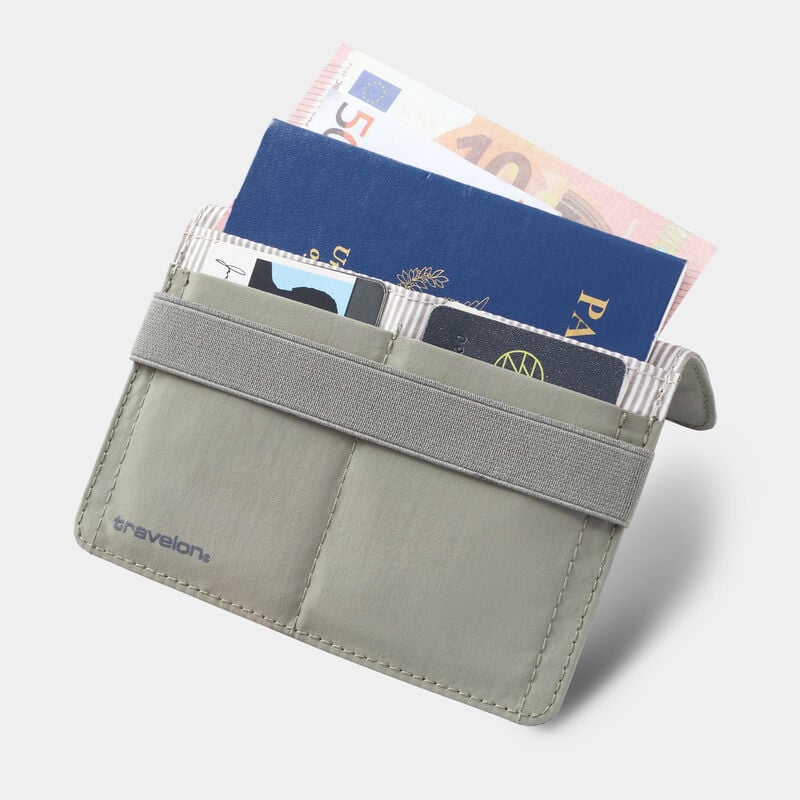 Travelon RFID Blocking Flap Closure Passport Case