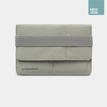 Travelon RFID Blocking Flap Closure Passport Case