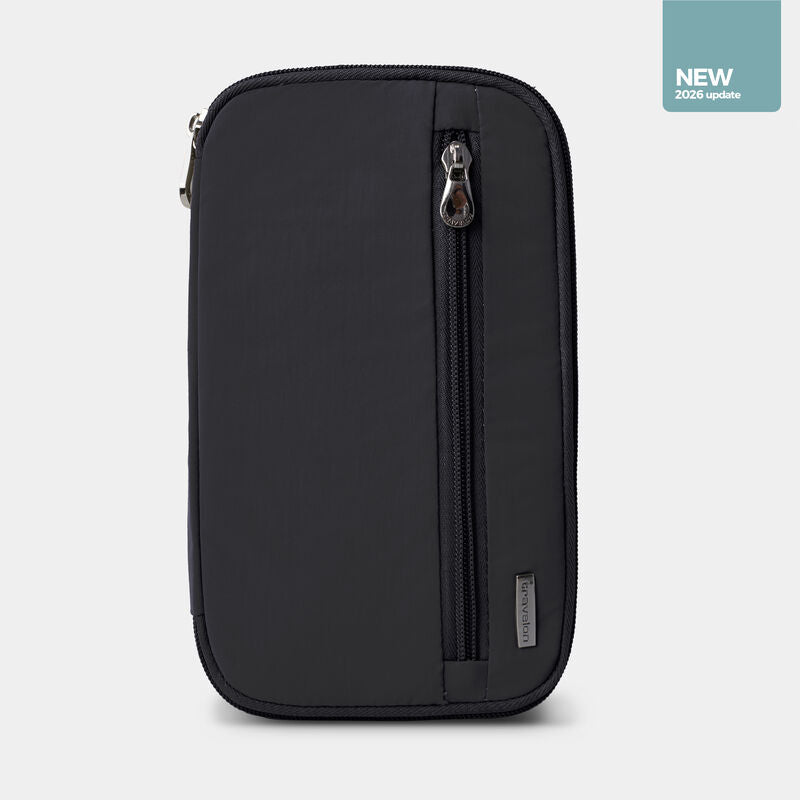 Travelon RFID Blocking Family Passport Wallet Black