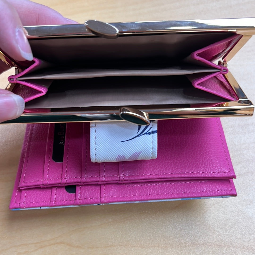 On Sale- Buxton RFID Mini Trudy Lexington Organizer Wallet-Vegan Leather