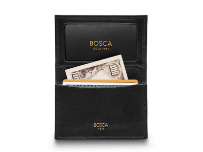 Bosca Full Gusset, 2 Pkt Card wallet W/ I.D.