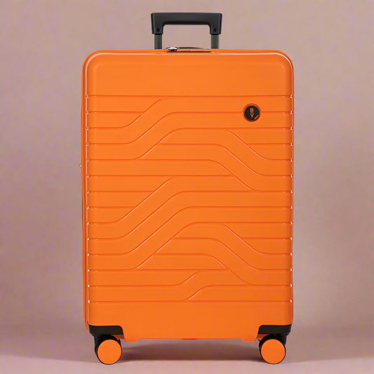 Bric's Ulisse 28" Medium Checked Hardside Expandable Spinner Red
