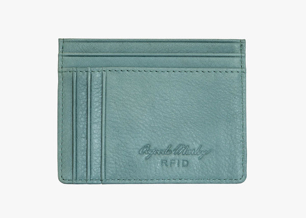 Osgoode Marley Leather RFID Front Pocket Card Wallet- 1258 Teal