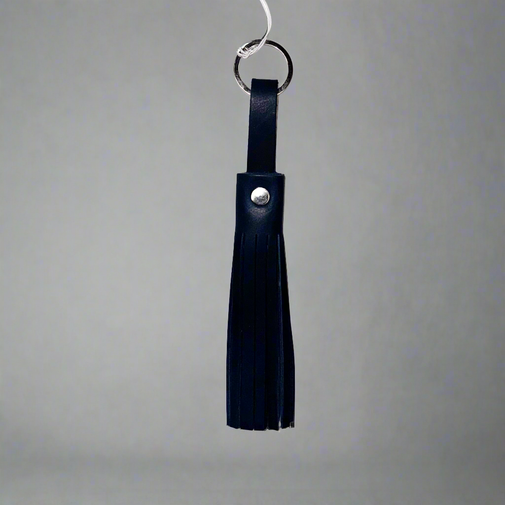 Genuine Leather Tassel Keychain/Bag Charm- $8.99