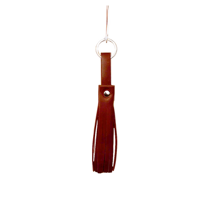 Genuine Leather Tassel Keychain/Bag Charm