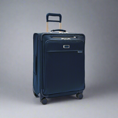 Briggs & Riley Baseline Collection 26” Medium Softside Expandable Spinner with Suiter- BLU126CXSP