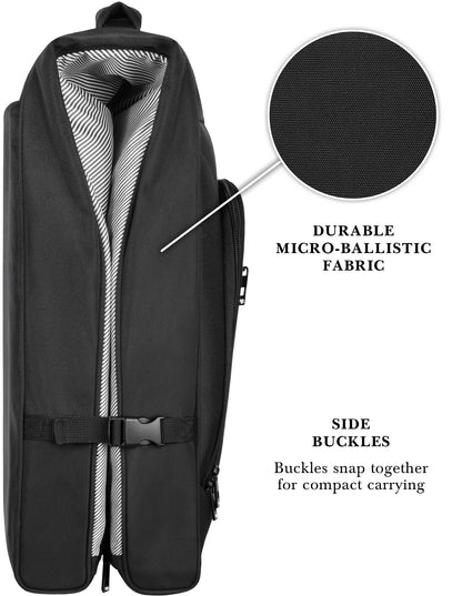 WALLYBAGS Solutions 45" Premium Garment Bag with shoulder strap and multiple pockets