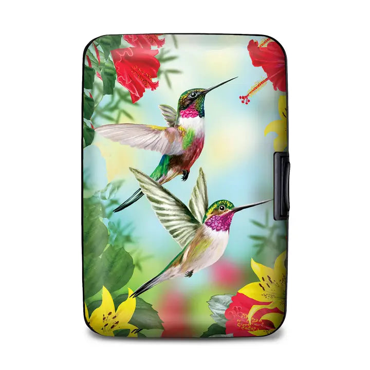 Monarque RFID Armored Wallet Hummingbird Red
