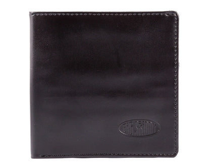 Big Skinny RFID Blocking World w/ Zipper Bifold Wallet (Leather)