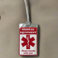 Medical Equipment Luggage Tag