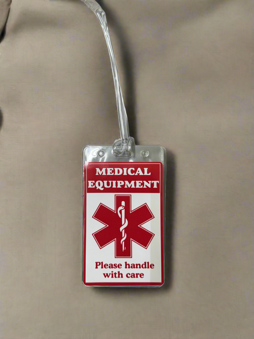 Medical Equipment Luggage Tag