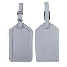 ili New York - Leather Luggage Tag- 6422 Lavender