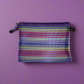 Mesh Striped Travel Pouch- $4.99