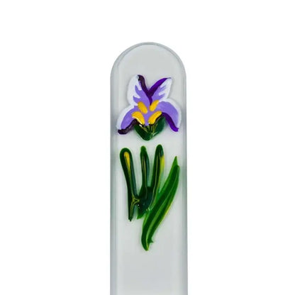 Czech Crystal Nail File - Size Large- Hand Painted Collection