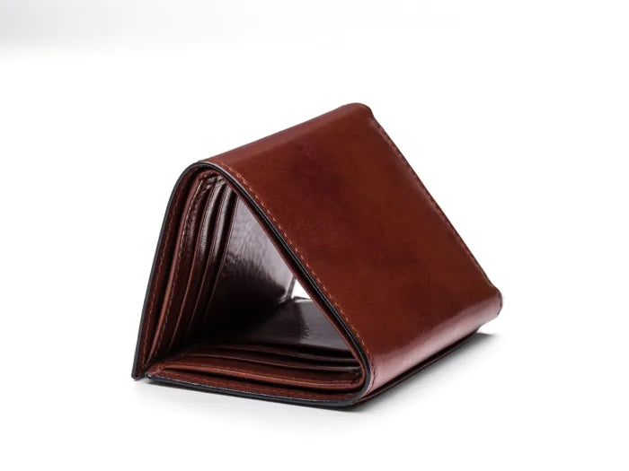 Bosca Old Leather Double I.D. Trifold Wallet
