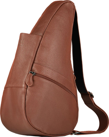 Ameribag 15" Healthy Back Bag Tote- Leather - Extra Small- 5102 Chestnut