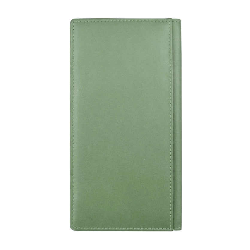 ili New York Leather RFID Checkbook Cover