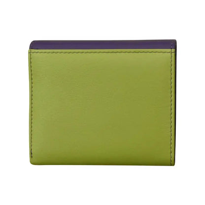 ili New York Leather RFID Two-Tone Pocket Wallet