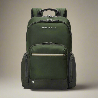 Briggs and Riley HTA Medium Cargo Travel/Laptop RFID Backpack (Free Monogram)- AK126 Hunter