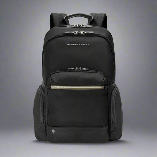 Briggs and Riley HTA Medium Cargo Travel/Laptop RFID Backpack (Free Monogram)- AK126 Hunter
