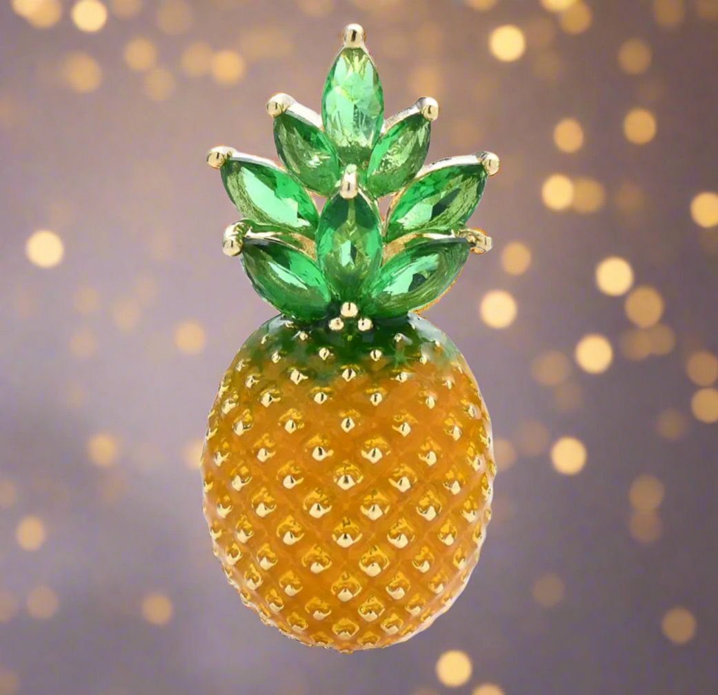 Pin pequeño de moda de piña