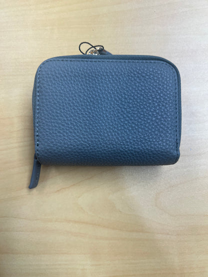 Julia Buxton RFID Vegan Leather Wizard Wallet Cement