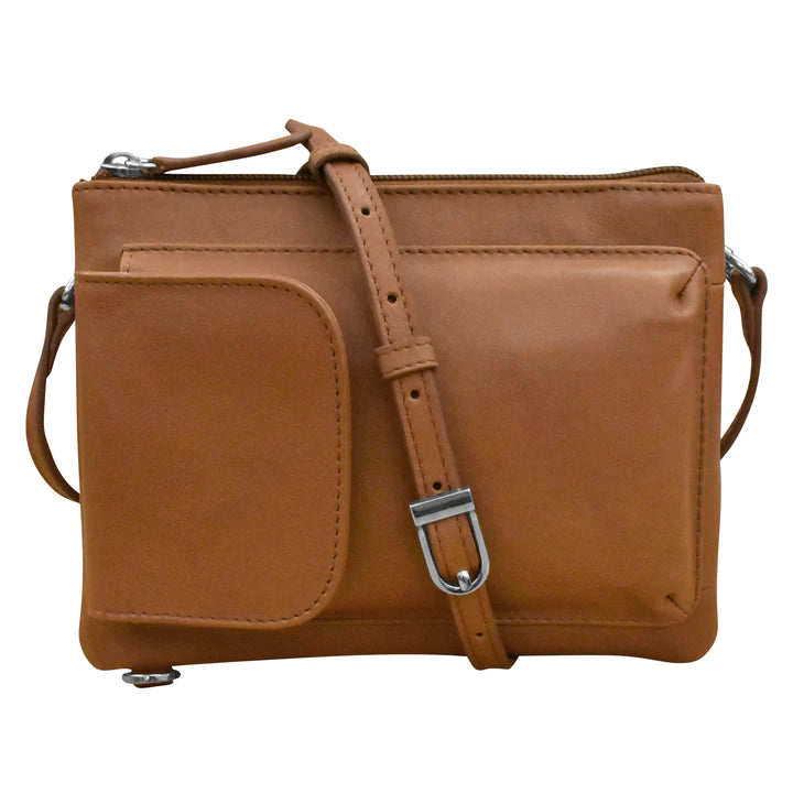 ili New York Leather RFID Two-Way Phone Bag - 6040