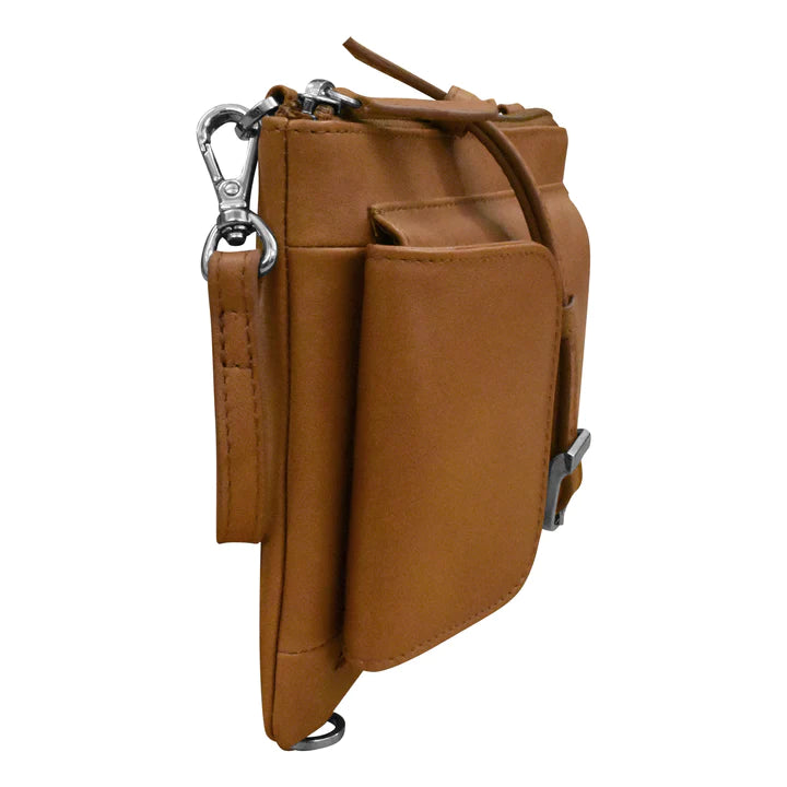 ili New York Leather RFID Two-Way Phone Bag - 6040