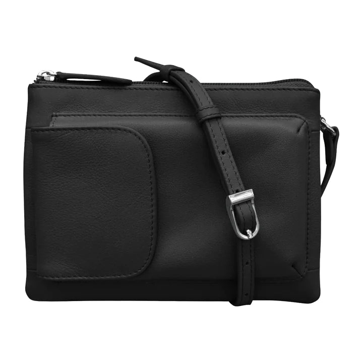 ili New York Leather RFID Two-Way Phone Bag - 6040