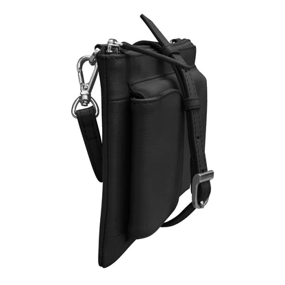 ili New York Leather RFID Two-Way Phone Bag - 6040