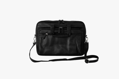Osgoode Marley Leather Padraig Portfolio Messenger Bag - 6043 Black