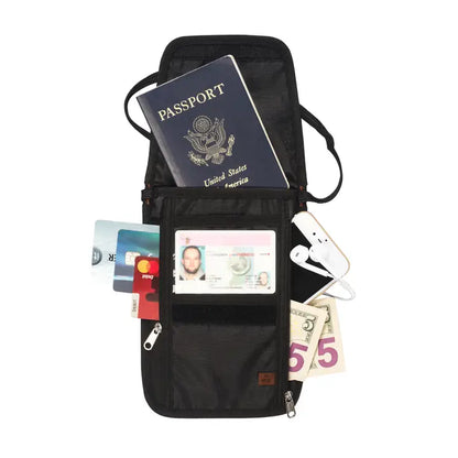 Tarriss Anti-theft Neck Wallet with RFID Protection