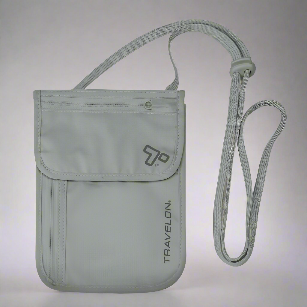 Bolsa de cuello oculta con bloqueo RFID Travelon