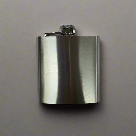 Luggage Lab CUSTOMIZABLE Stainless Steel Hip Flasks- 6 oz.