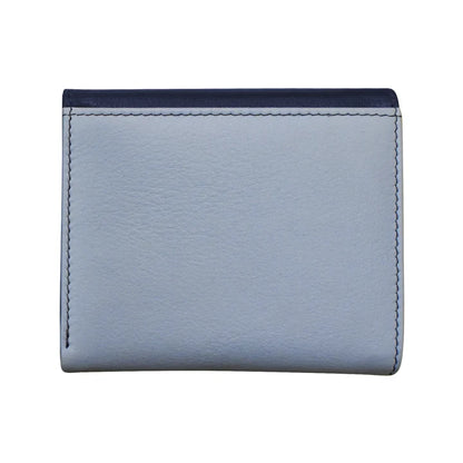 ili New York Leather RFID Two-Tone Pocket Wallet
