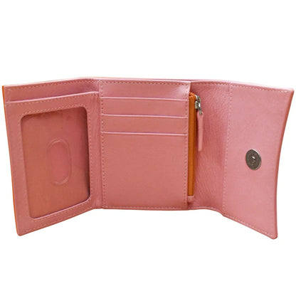 ili New York Leather RFID Two-Tone Pocket Wallet