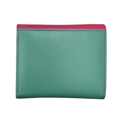 ili New York Leather RFID Two-Tone Pocket Wallet