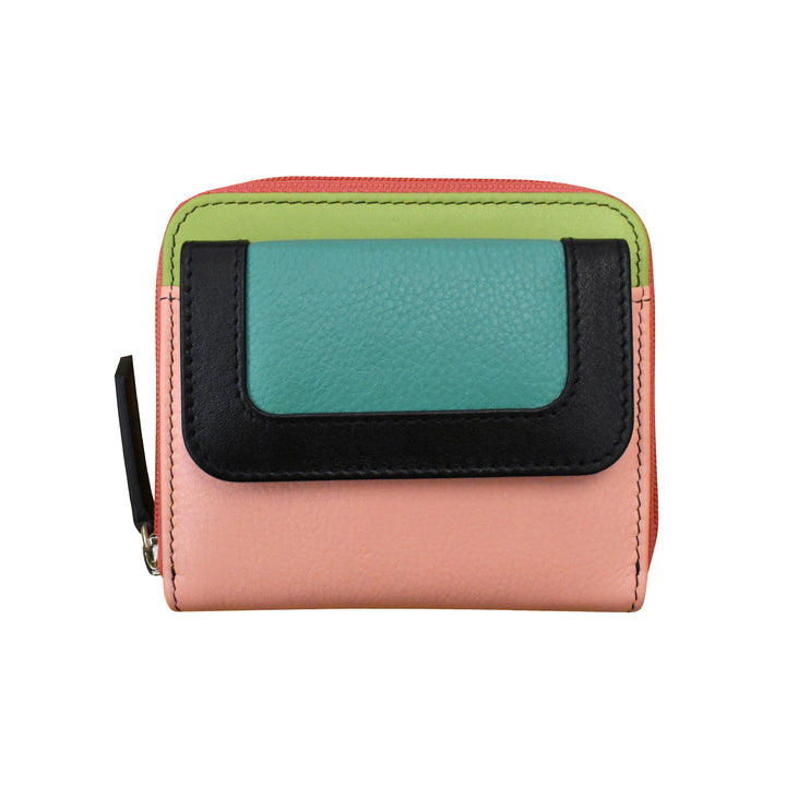 ili New York Leather RFID Small Pocket Wallet - 6239