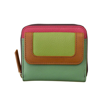 ili New York Leather RFID Small Pocket Wallet - 6239