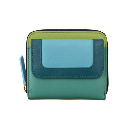 ili New York Leather RFID Small Pocket Wallet - 6239