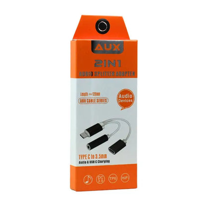 Usb-C To Aux Audio Charging Adapter